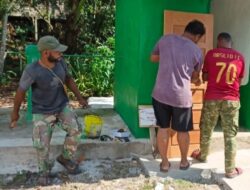 Rehab MCK Hampir Rampung, Satgas TMMD Ke-129 Kodim 1807/Sorong Selatan Tingkatkan Kualitas Sanitasi Warga Kampung Sesor