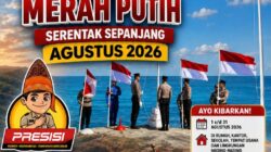 Polres Simalungun Ajak Masyarakat Kibarkan Merah Putih Serentak Sepanjang Agustus 2026