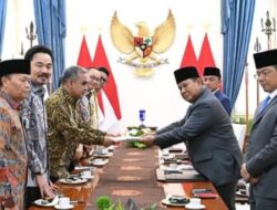 Presiden Prabowo Terima Pimpinan MPR, Bahas Sidang Tahunan MPR dan Pokok-Pokok Haluan Negara