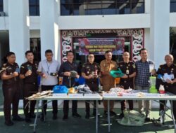 Kejaksaan Negeri Simalungun Musnahkan Barang Bukti dari 106 Perkara Yang Sudah Berkekuatan Hukum Tetap.