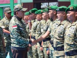 Kodam XIX Tuanku Tambusai Kawal Kunjungan Menhan RI ke Yonif TP 898/PC, Kesiapan Tempur Diperkuat dari Satuan