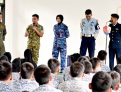 Dari Rasa Ingin Tahu Hingga Cita-Cita, Lanud Sjamsudin Noor Dekatkan Dunia TNI AU Dengan Siswa SRMP 20 Budi Luhur