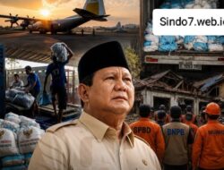 Presiden Prabowo Gerak Cepat! 50 Ribu Paket Sembako Dikirim untuk Korban Gempa Flores, Pejabat Pusat Dikerahkan