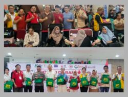 Wujud Nyata Kepedulian Sosial, Ratusan Warga Pekanbaru Ikuti Donor Darah dan Pengobatan Gratis
