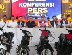 Polres Batu Bara Ungkap 10 Kasus 3C, 17 Tersangka Diaman kan .