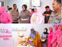 Kapolres Batu Bara Besuk Anak Korban Luka Bakar di RS Bidadari, Berikan Dukungan Moril