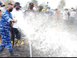 Gunakan Cairan Khusus, Metode Undercooling Dikerahkan; Gubernur, Danlanud, dan Forkopimda Kalsel Bersinergi di Titik Api Atasi Karhutla