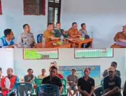 Polsek Silou Kahean Hadiri Musyawarah Pemasangan Tiang Listrik, Polisi Dorong Penyelesaian Persoalan Secara Humanis