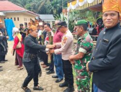 Dihadiri 1.500 Tamu Undangan, Kapolsek Silou Kahean Pimpin Pengamanan Pelantikan Ketua P3BP Kecamatan Silou Kahean
