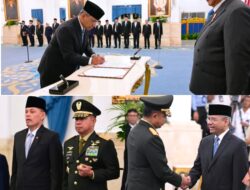 Panglima TNI Hadiri Pelantikan Menteri Keuangan RI