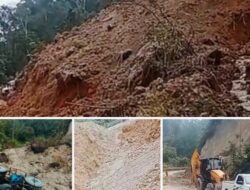 Warga Kabupaten Toba, Apresiasi Camat Borbor Atas Tindakan Respons Cepat Penanggulangan Longsor di Jembatan Aekualau.