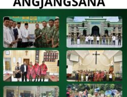 Sambut HUT ke-81 TNI, Danrem 031/WB Dampingi Pangdam XIX/TT Gelar Anjangsana