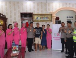 Kapolres Pematangsiantar Anjangsana Personel yang Sakit