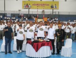 Kapolres Simalungun Hadiri Opening Tournamen Domino Orado 101 Piala Panglima TNI, Dukung Pemecahan Rekor MURI Sambut HUT TNI Ke8