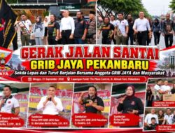 Sekdako Pekanbaru Lepas Gerak Jalan Santai GRIB Jaya Pekanbaru, Bukan Sekedar Olahraga, Bangun Persatuan dan Dukung Program Pemerintah